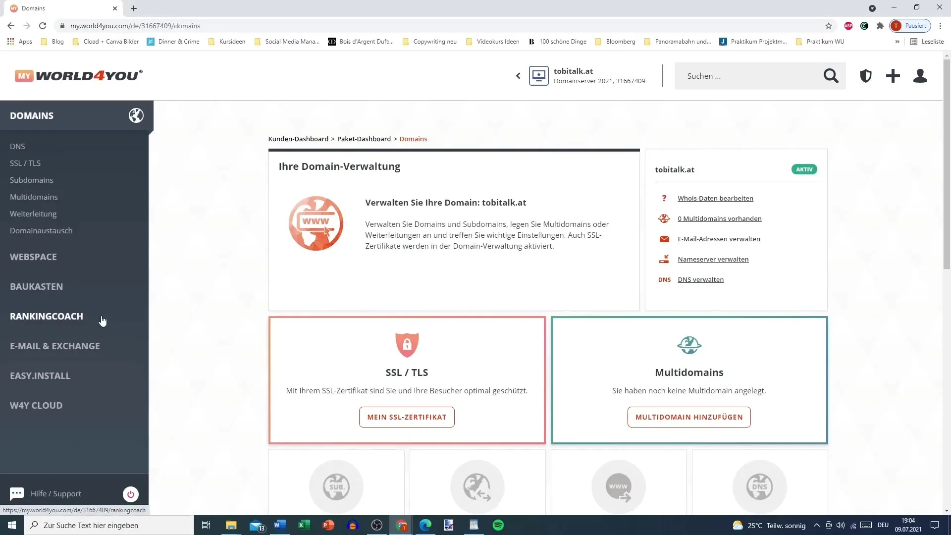 Set up an SSL certificate for your WordPress site