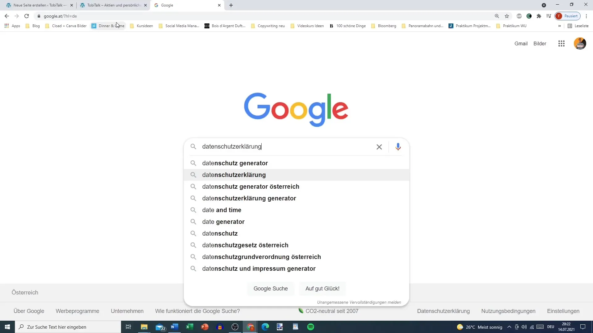 Create privacy policy for WordPress easily