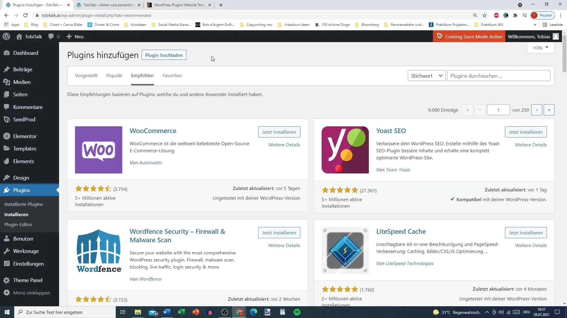 Effectively using plugins in WordPress