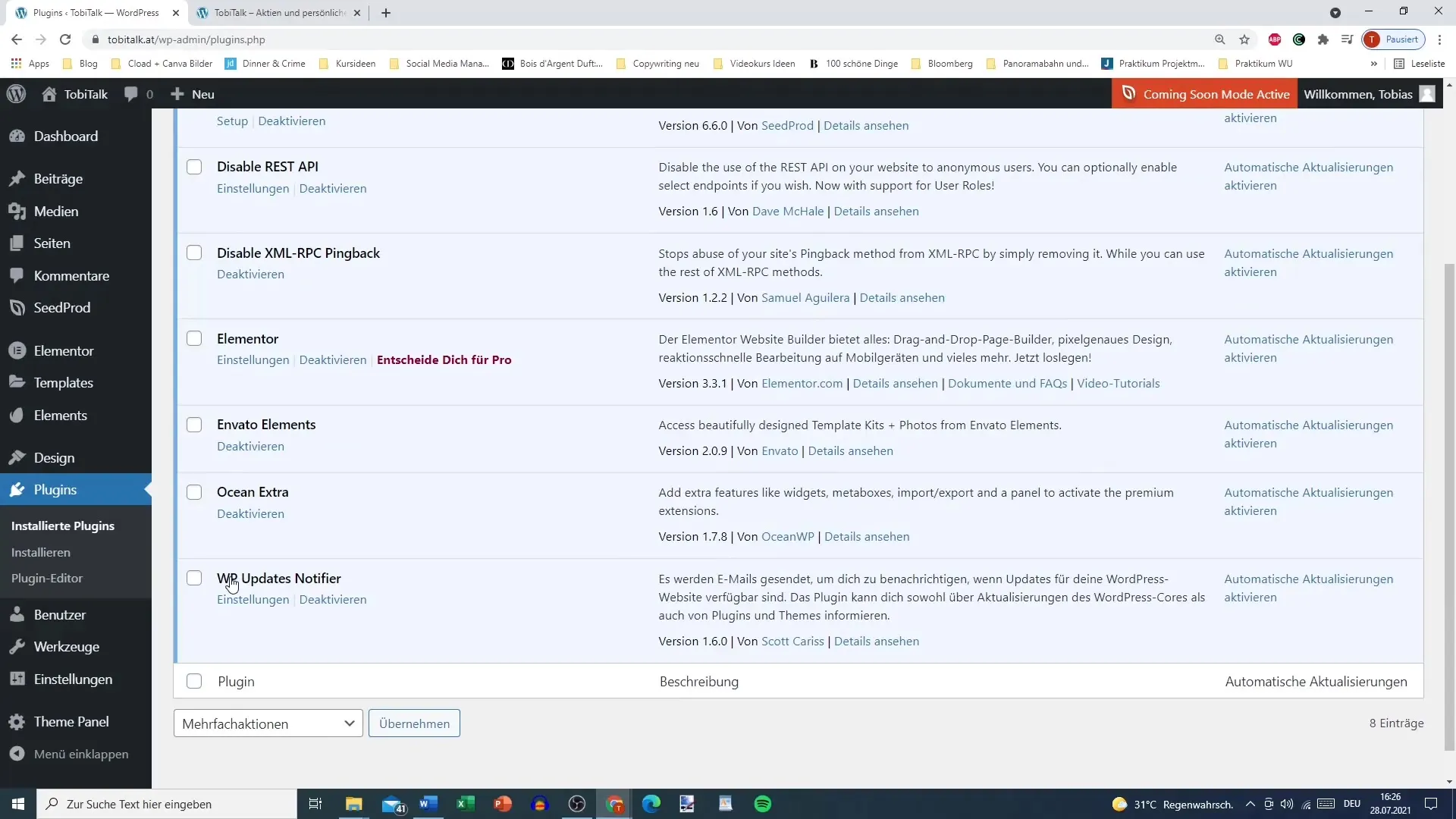 Effectively using plugins in WordPress