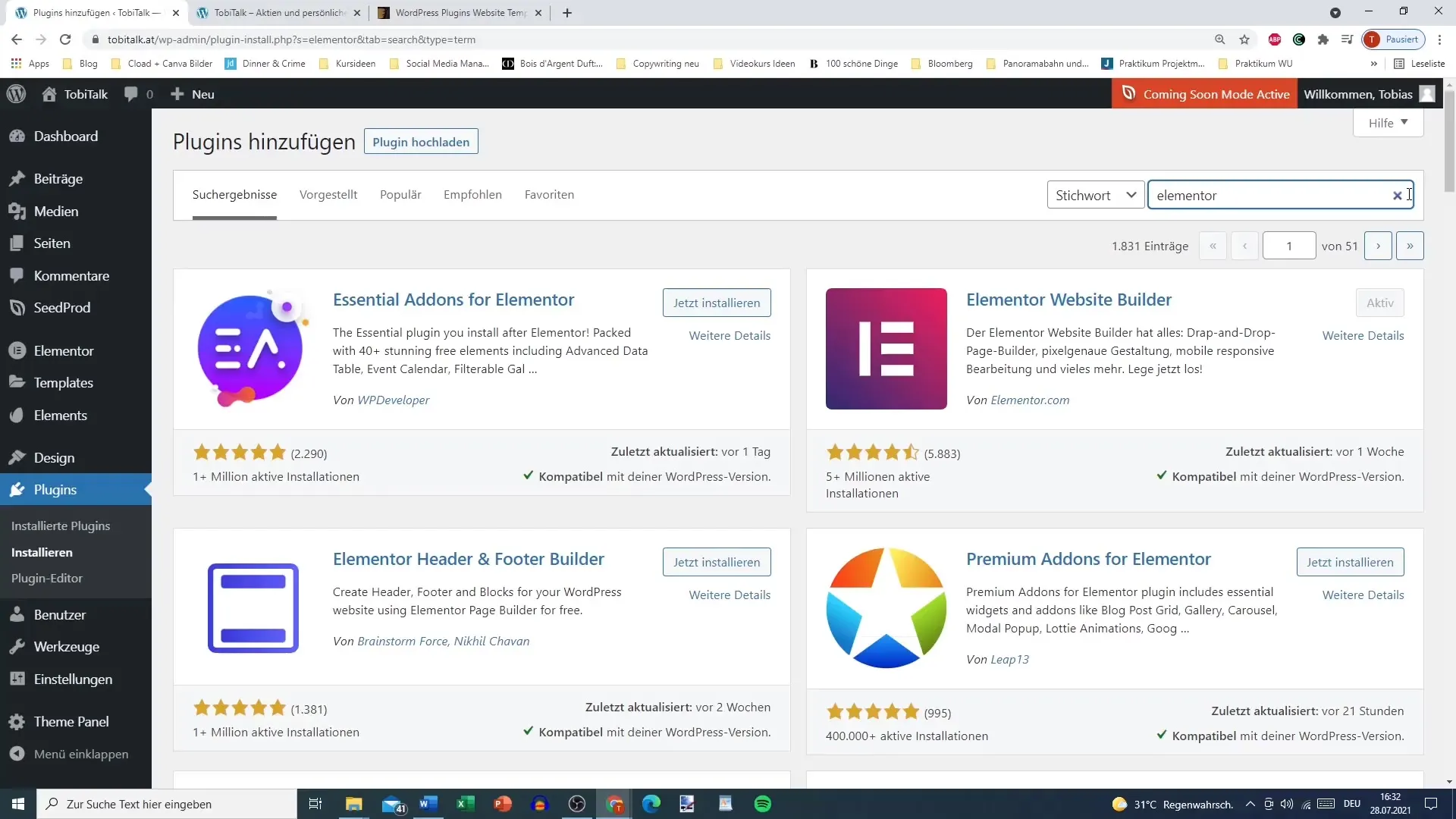 Install Elementor - Easy Guide for WordPress