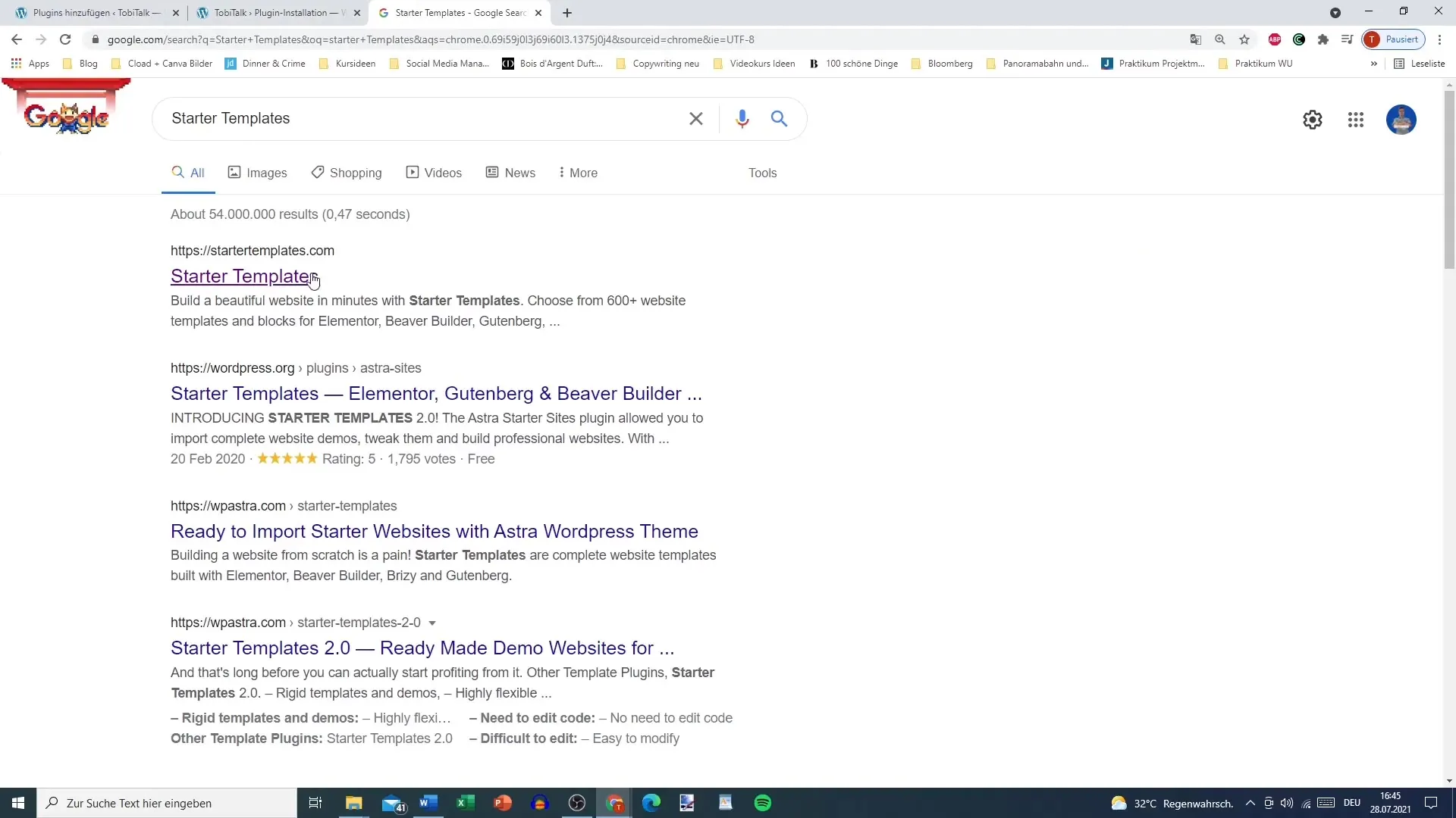 Easily use creative templates for Elementor and Gutenberg