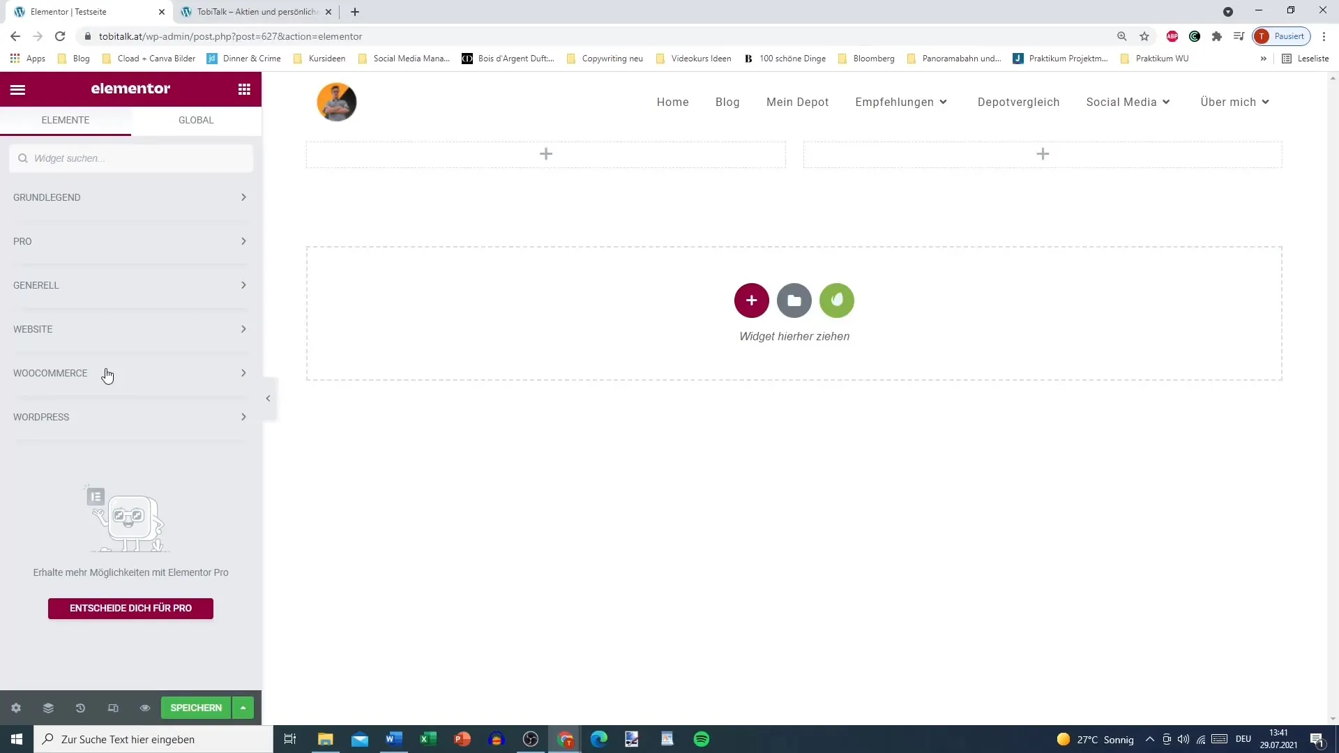 Vytvoření úvodní stránky s Elementorem v WordPress - Návod pro rychlý start
