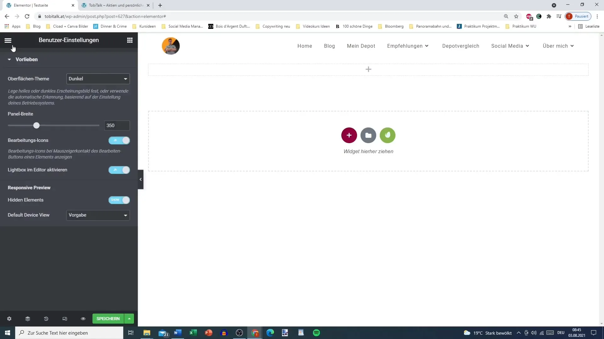 Activate editing icons in Elementor effectively