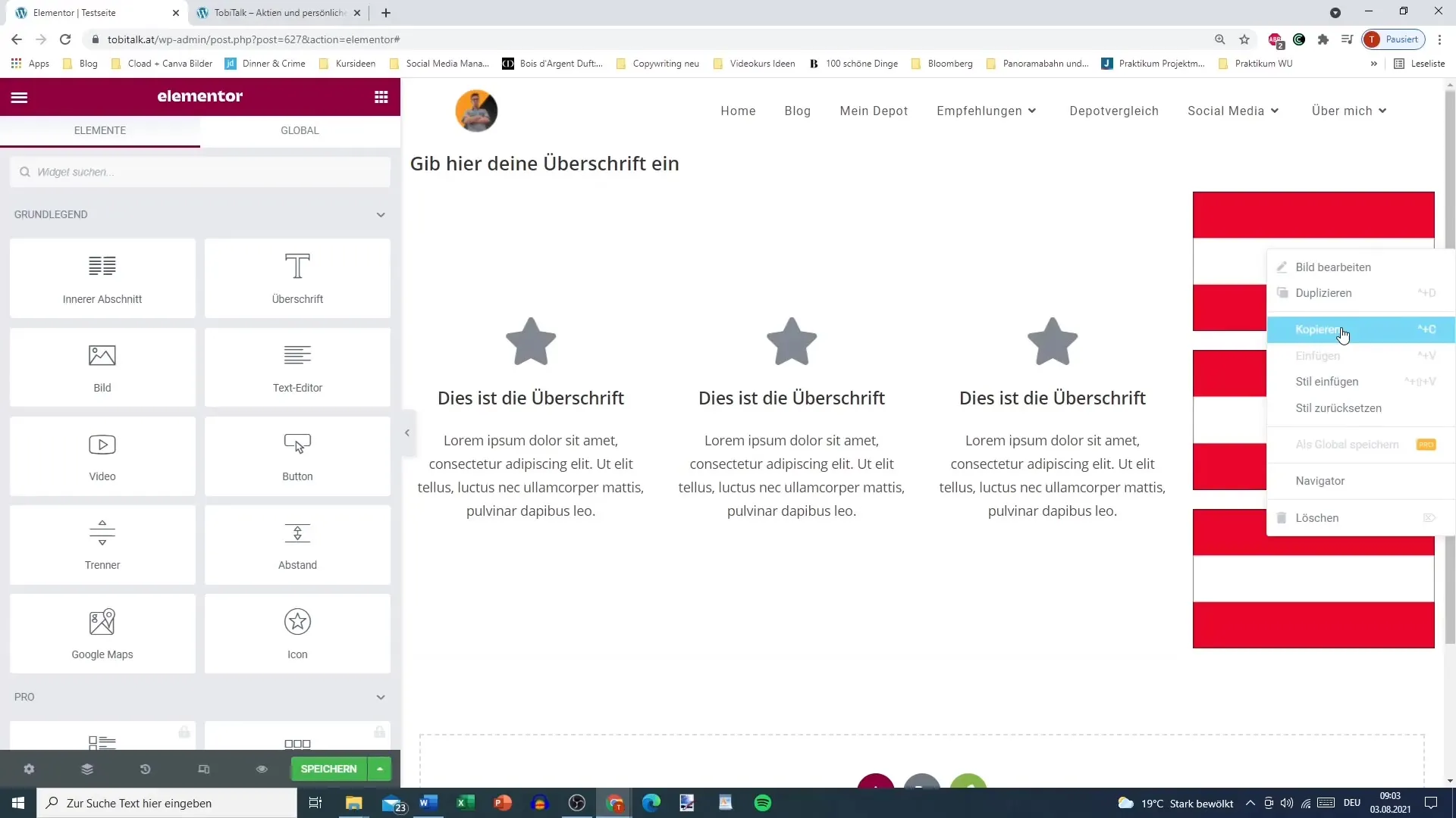 Faster processing with Elementor for WordPress
