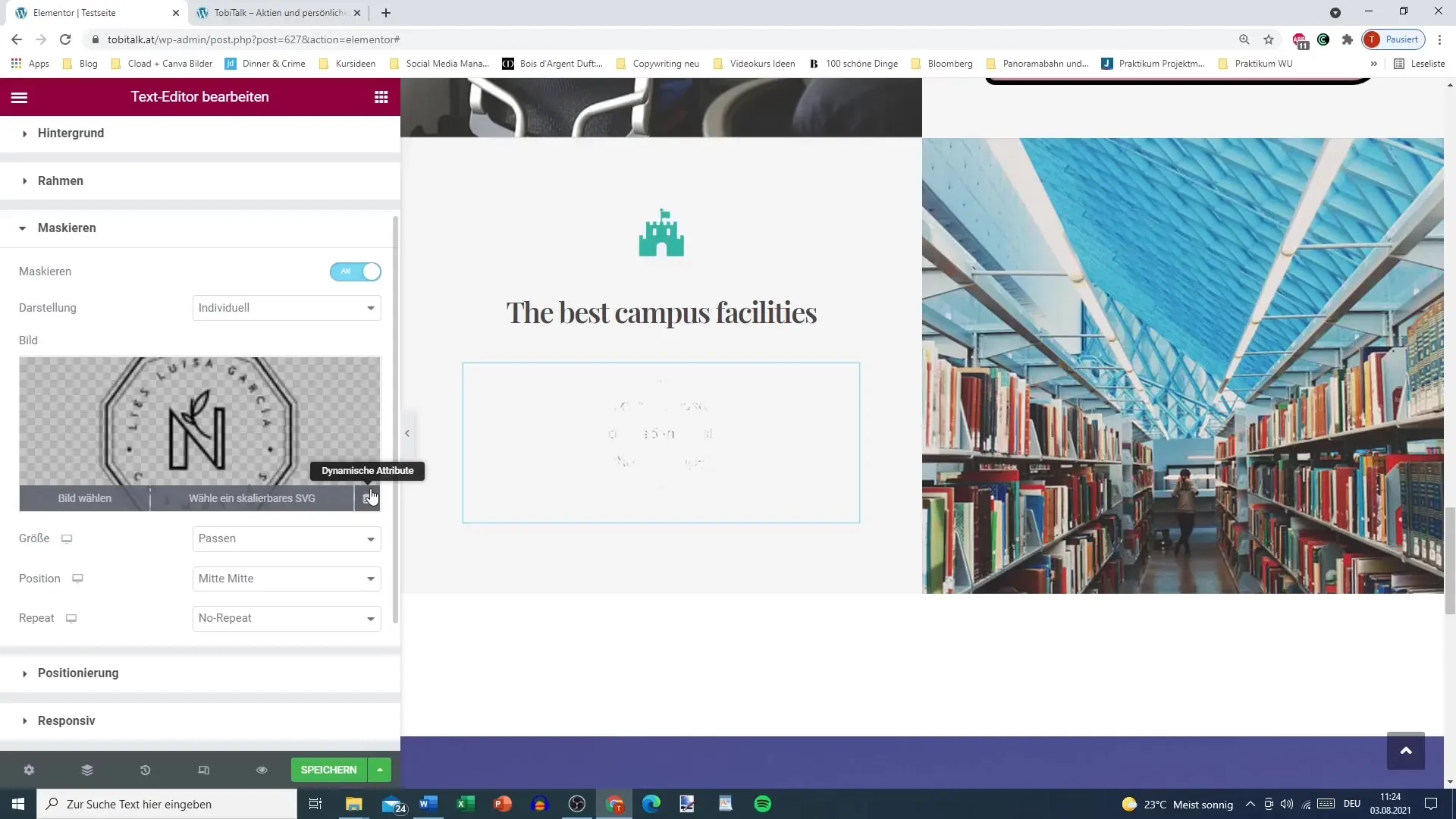 Masking in Elementor for WordPress - A creative design technique