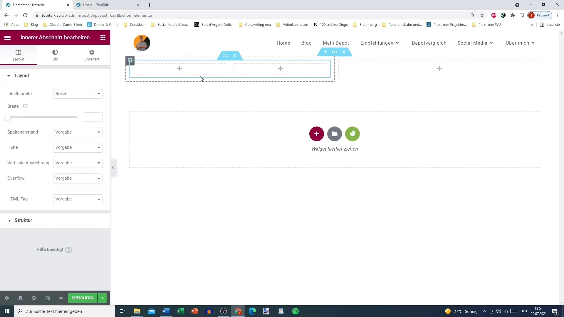 Elementor for WordPress: Inner Section Explained Simply