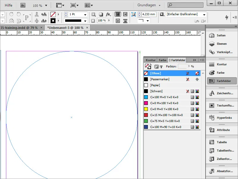 Merancang sampul DVD dan label DVD - Bagian 4: Membuat label di InDesign
