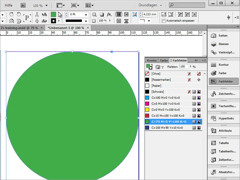 Mendesain cover DVD dan label DVD - Bagian 4: Membuat label di InDesign
