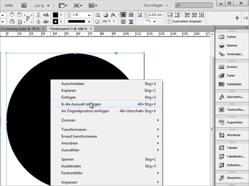 Membuat desain sampul DVD dan label DVD - Bagian 4: Membuat label di InDesign