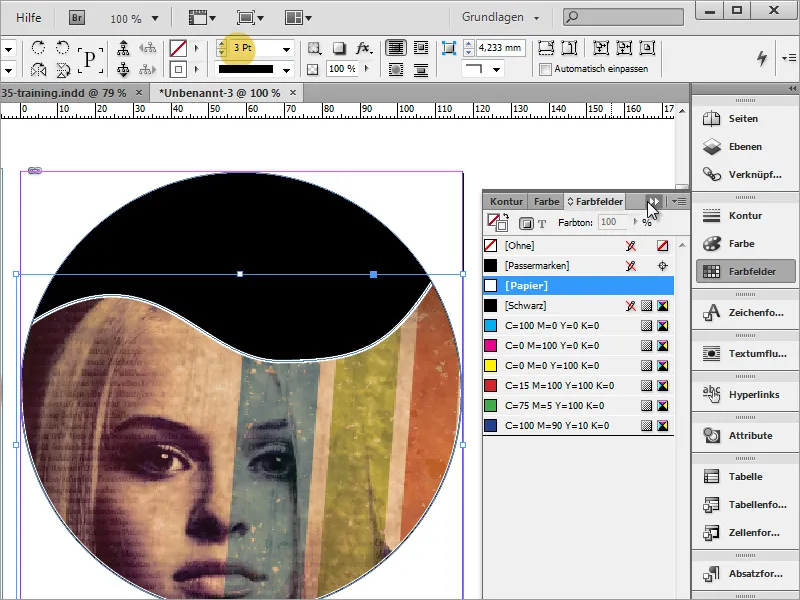 Mendesain cover dan label DVD - Bagian 4: Membuat label di InDesign