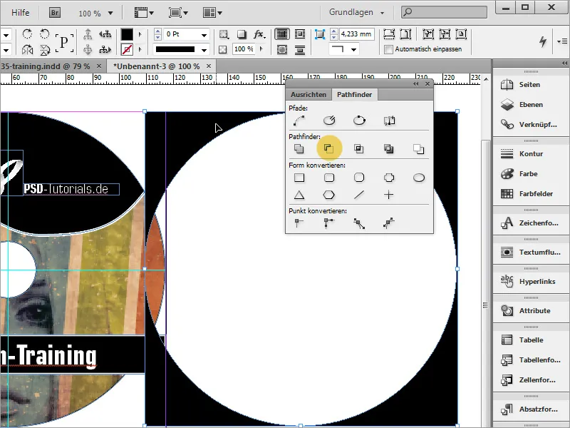 Mendesain sampul DVD dan label DVD - Bagian 4: Membuat label di InDesign