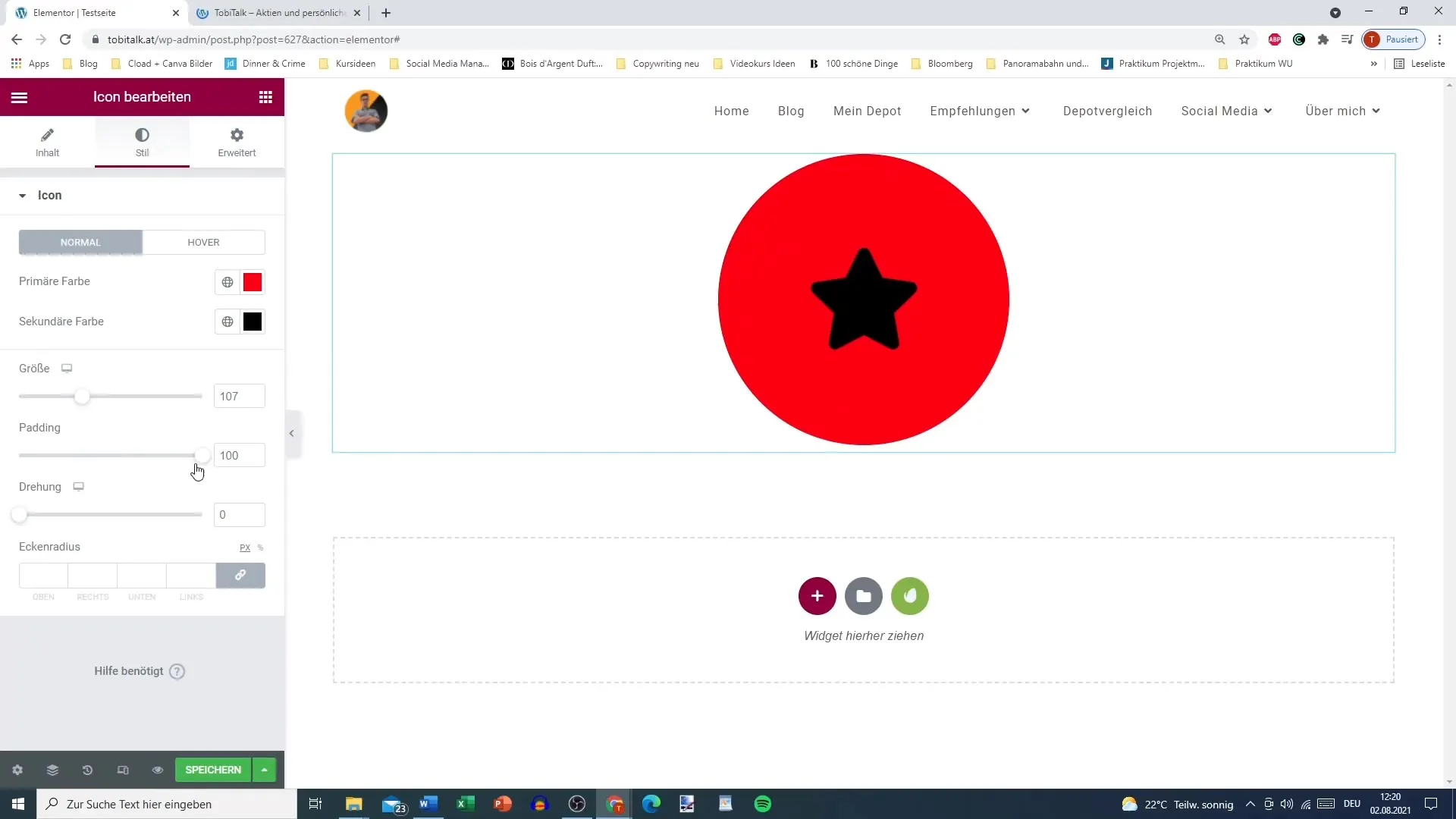 Icons in Elementor - How to optimize them