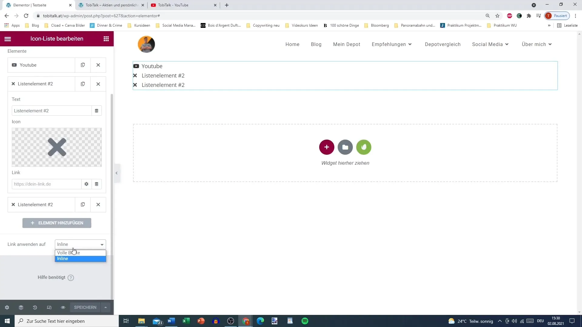 Icon-lijst maken in Elementor - eenvoudige handleiding