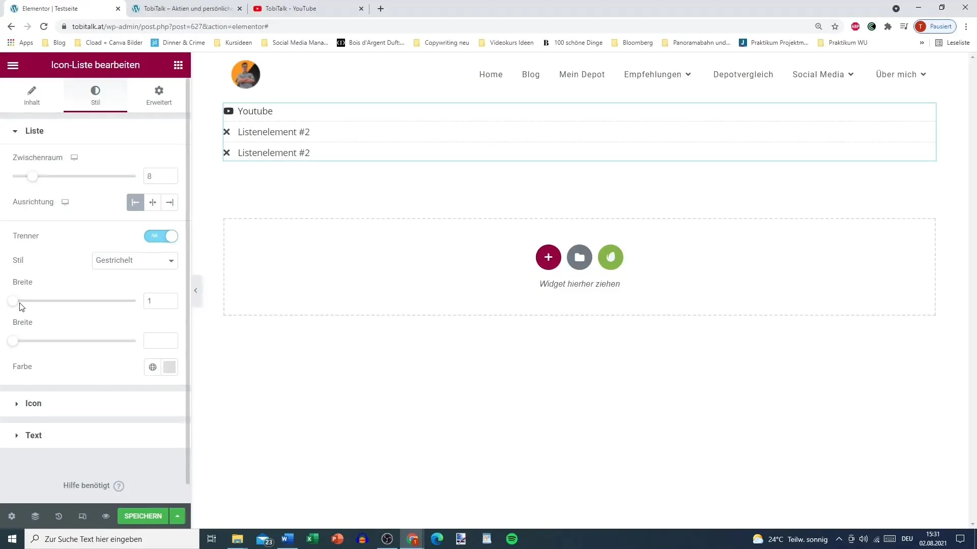 Icon-lijst maken in Elementor - eenvoudige handleiding
