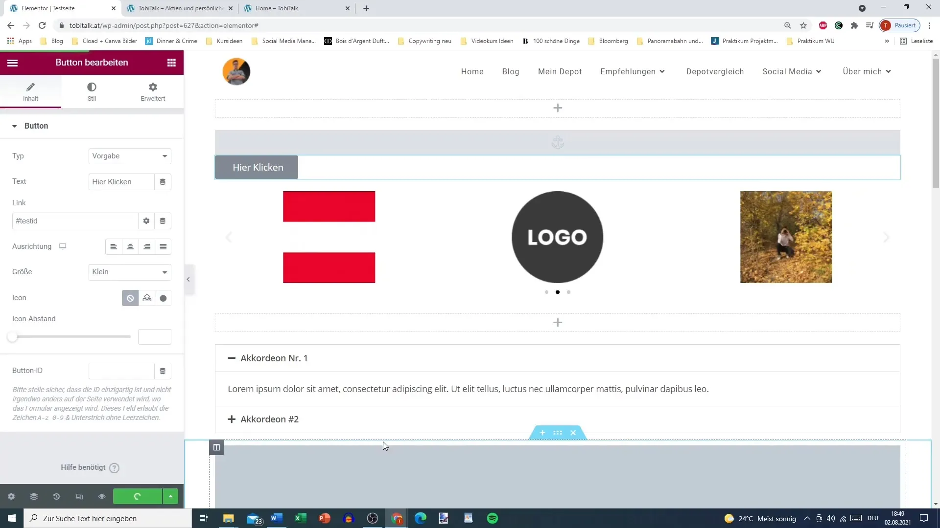 Menu anchor in Elementor - Step-by-step guide