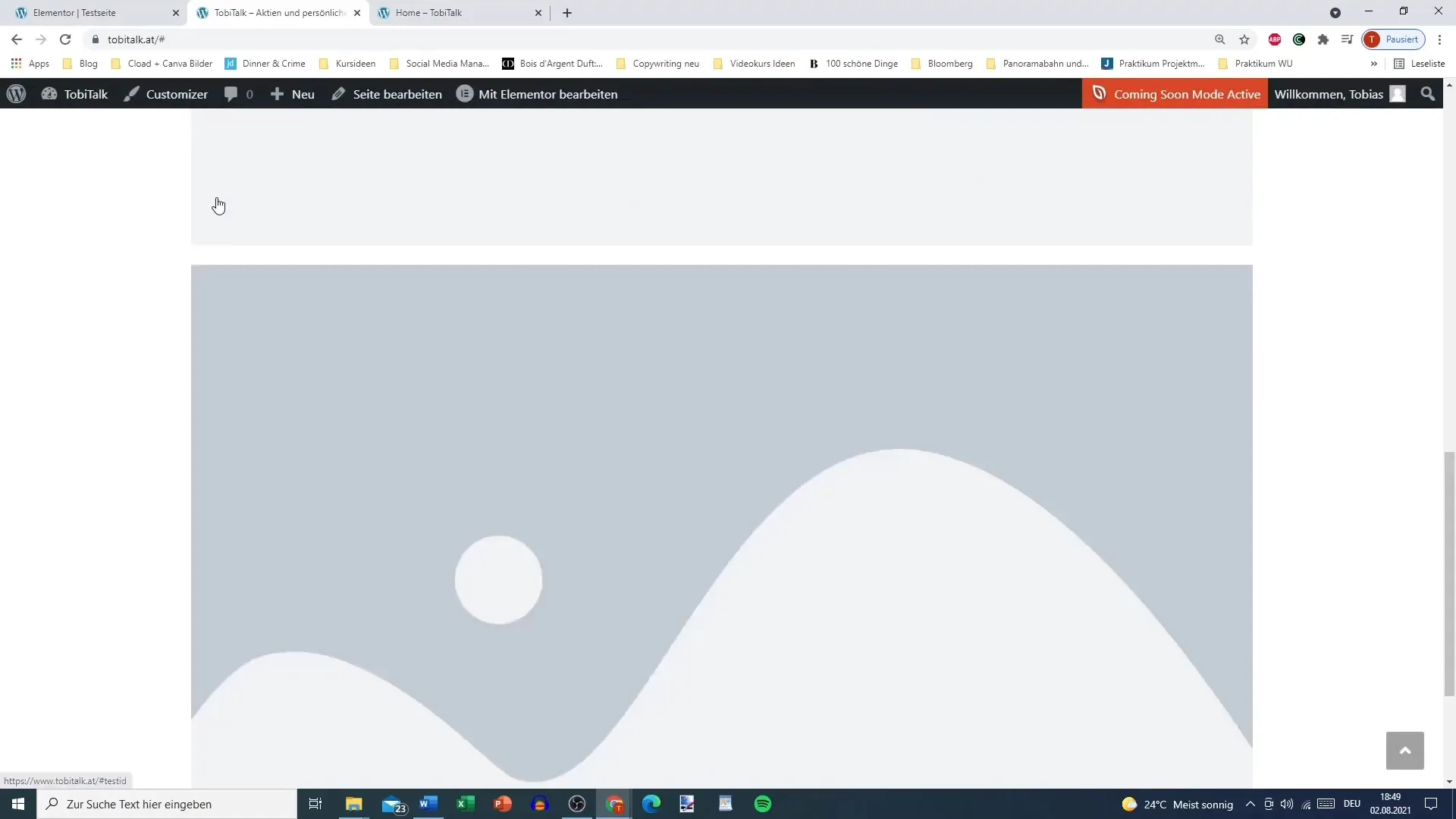 Menu anchor in Elementor - step-by-step guide