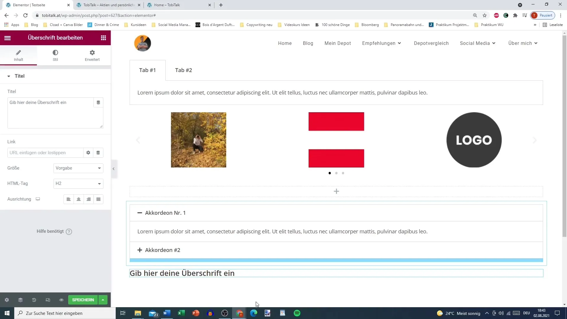 Menu anchor in Elementor - step-by-step guide