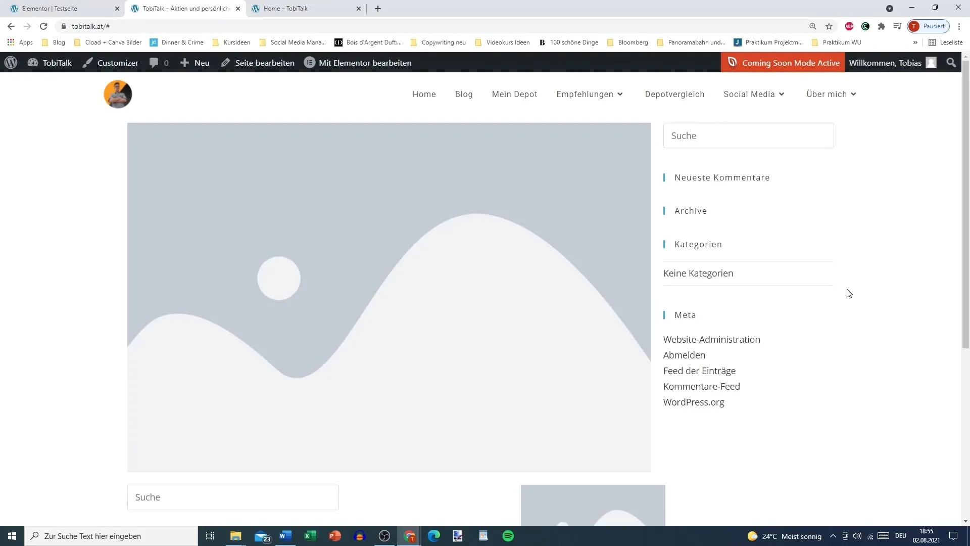 Sidebar in Elementor - How to set it up effectively