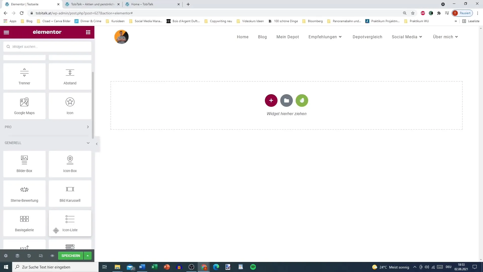 Sidebar in Elementor - This is how you set it up effectively