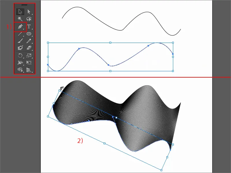 Tips & tricks for Adobe Illustrator: Create vector line sinedots yourself incl. killer trick