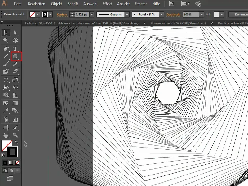 Tips & tricks for Adobe Illustrator: Create vector line sinedots yourself incl. killer trick