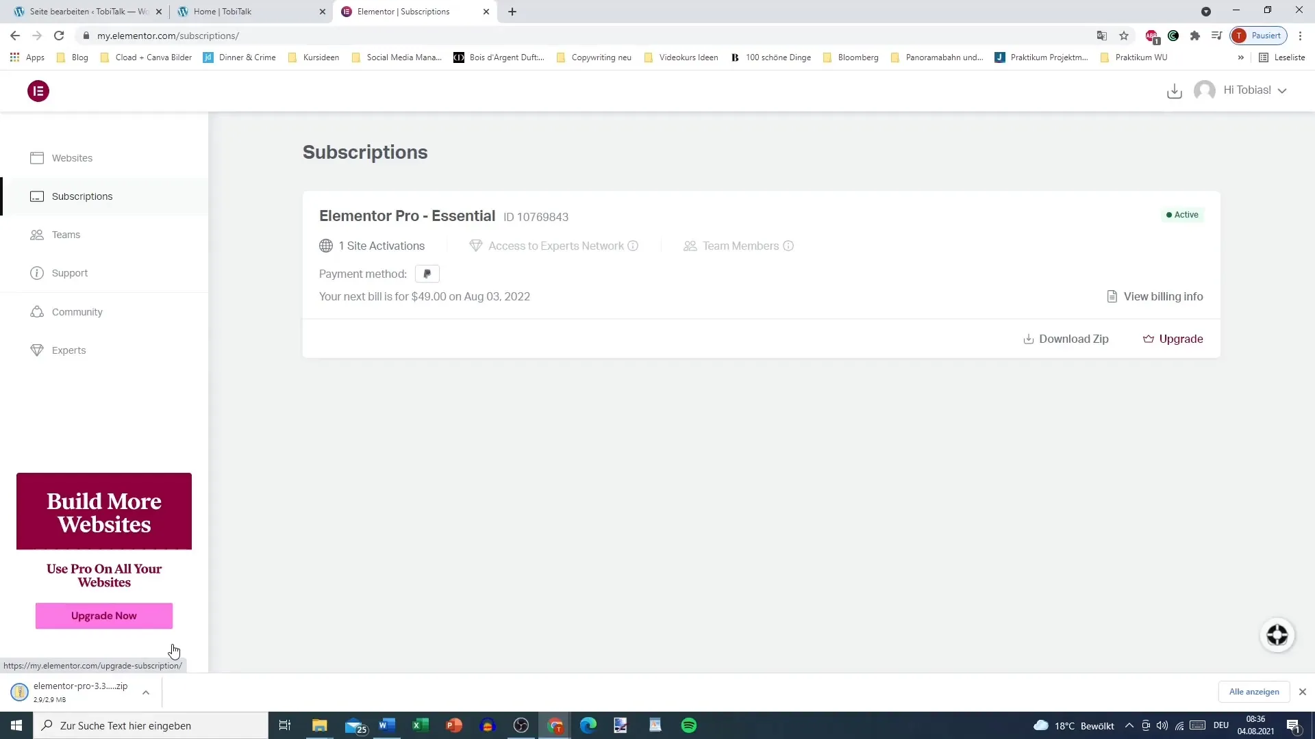 Elementor Pro for WordPress: How to install it correctly
