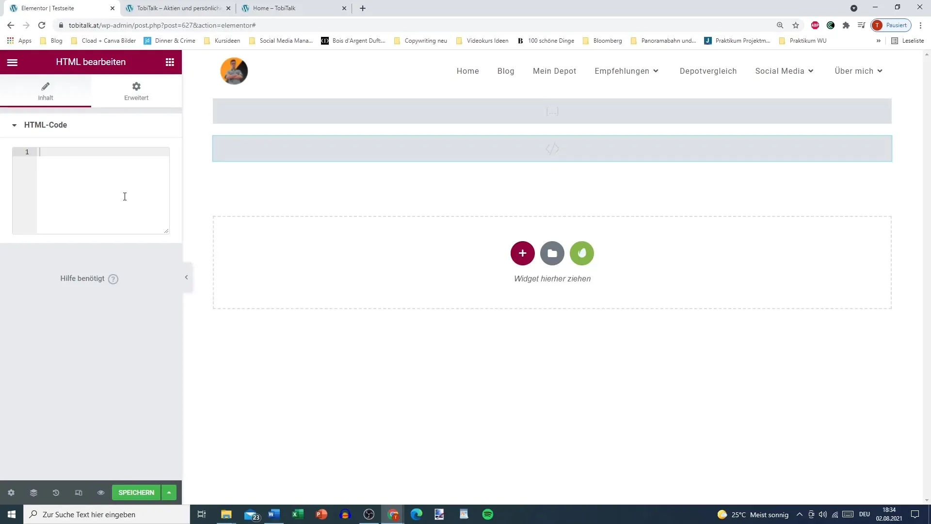 Using shortcodes and HTML in Elementor - quick and easy