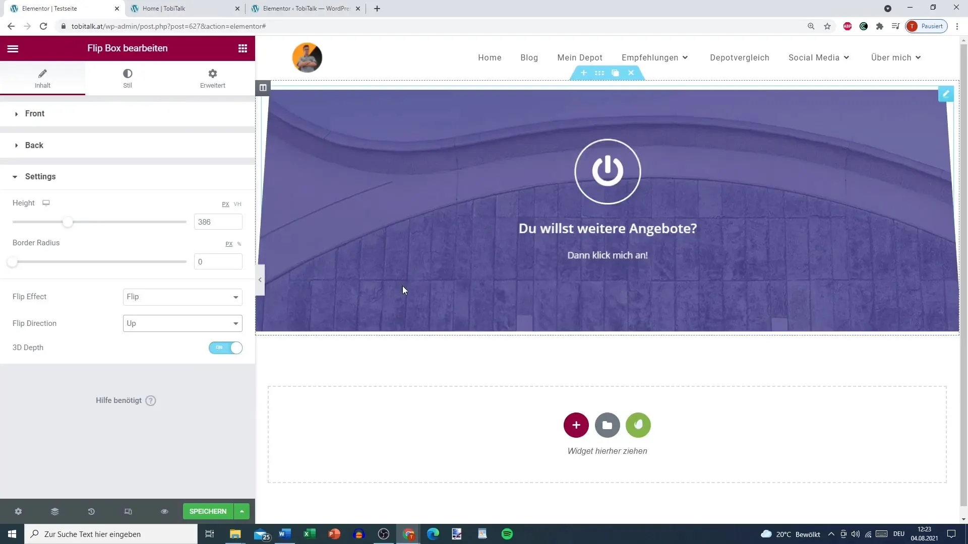Flip Box in Elementor for WordPress - A comprehensive guide