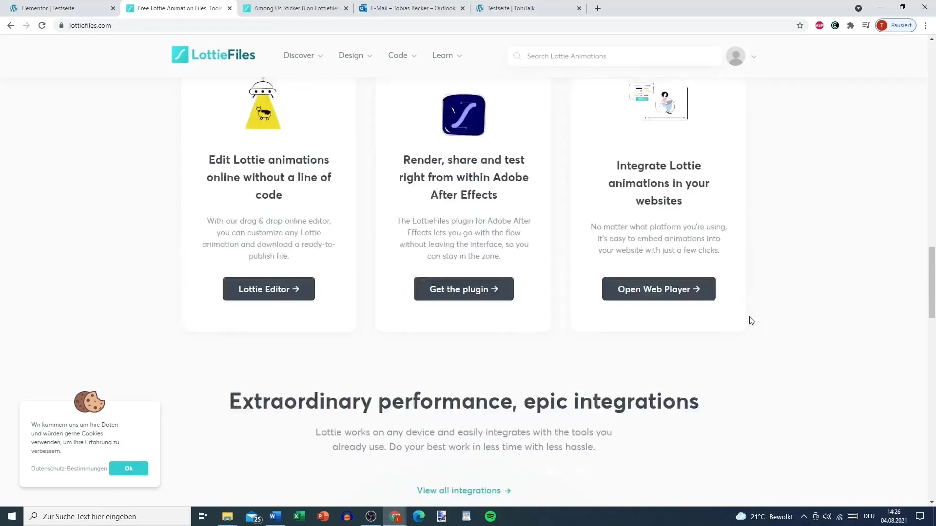 Lottie animations in Elementor for WordPress: This is how you integrate moving graphics
