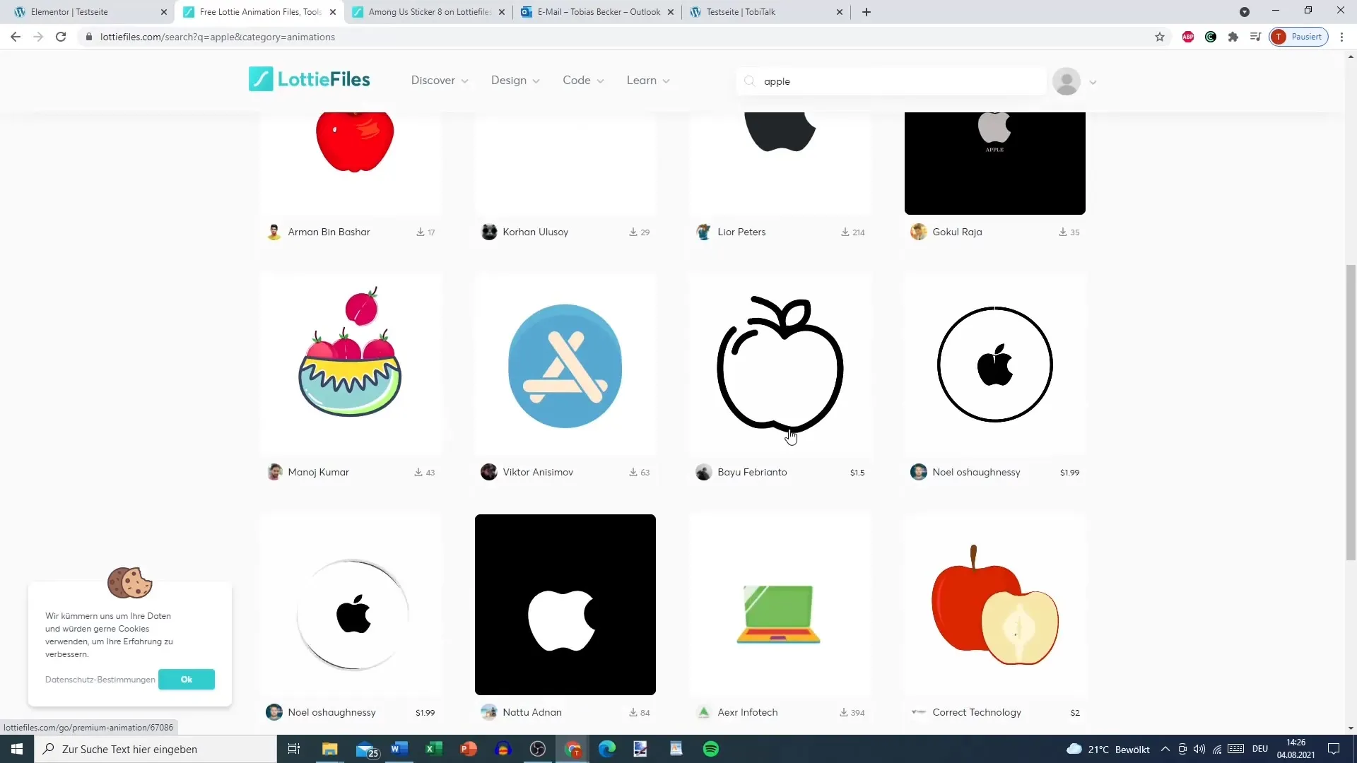 Lottie animations in Elementor for WordPress: This is how you integrate moving graphics