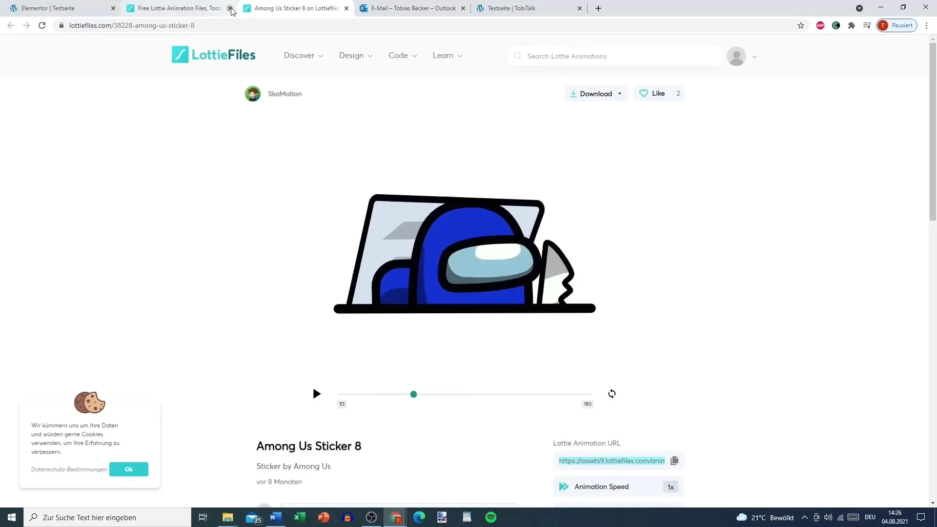 Lottie animations in Elementor for WordPress: This is how you integrate moving graphics