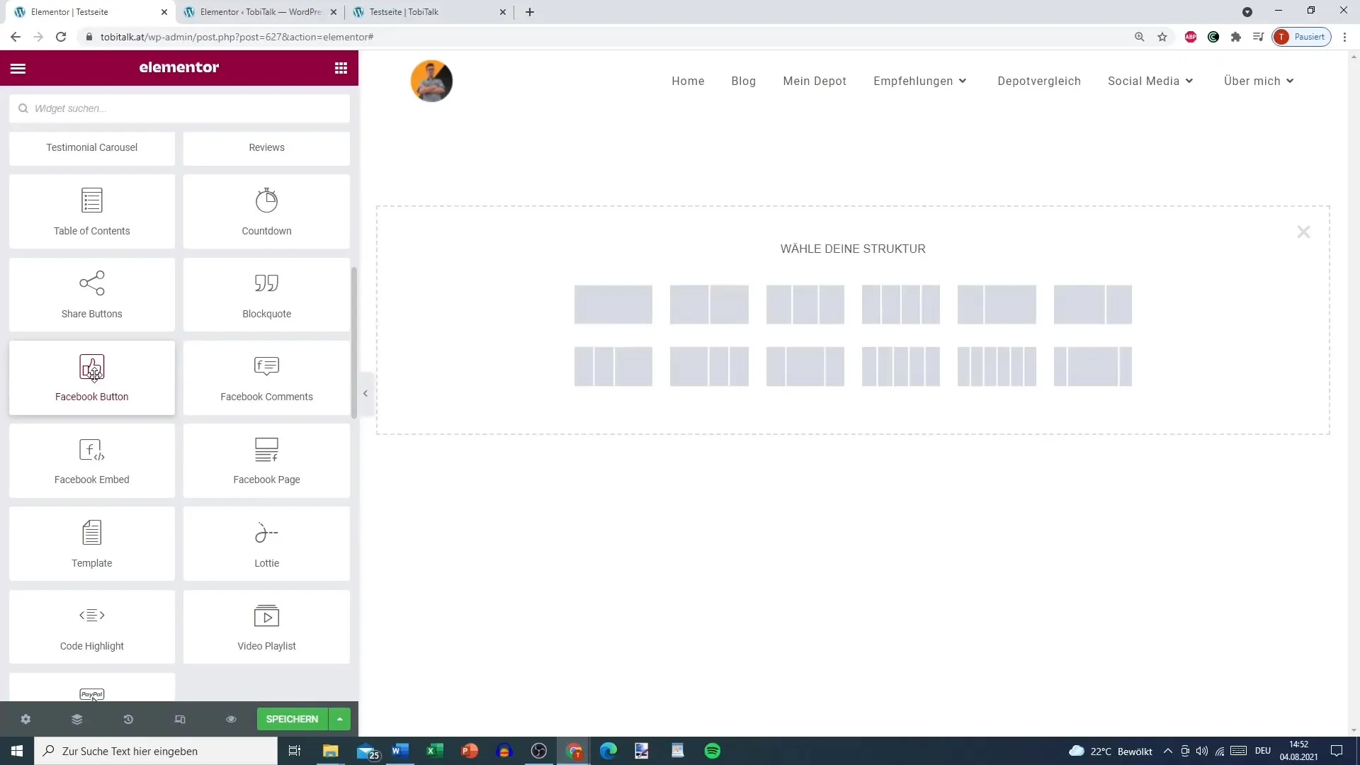 Integrate Facebook elements into WordPress with Elementor Pro