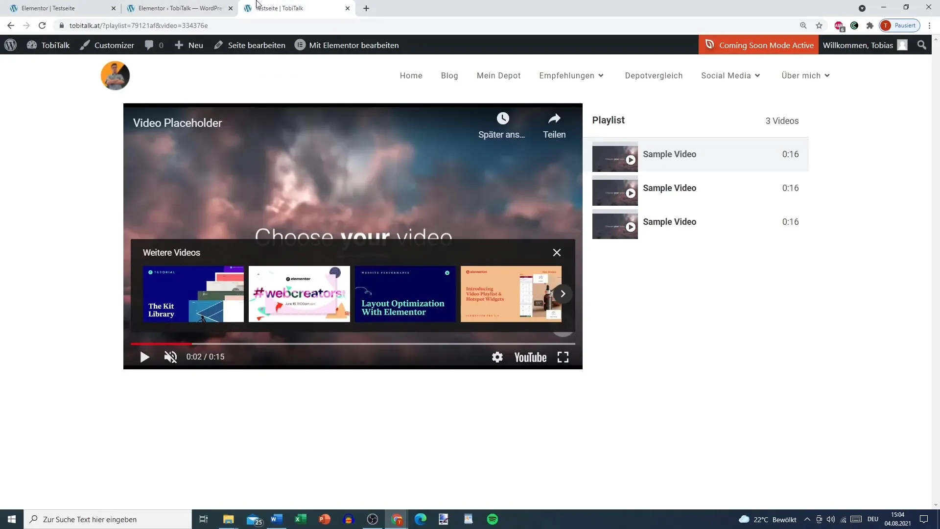 Insert PayPal button in Elementor for WordPress