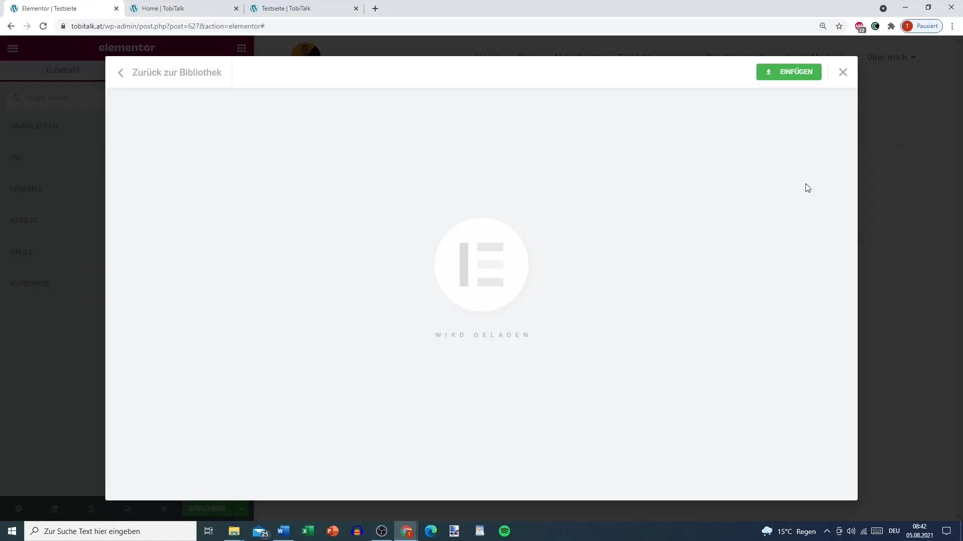 Create a fitness website with Elementor Pro