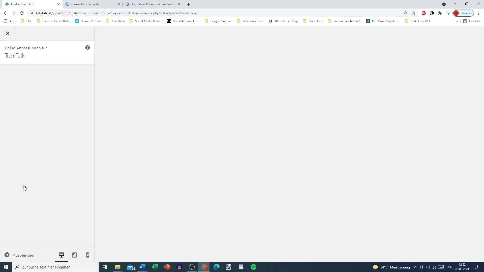 Effectively customize the header of your website with Elementor