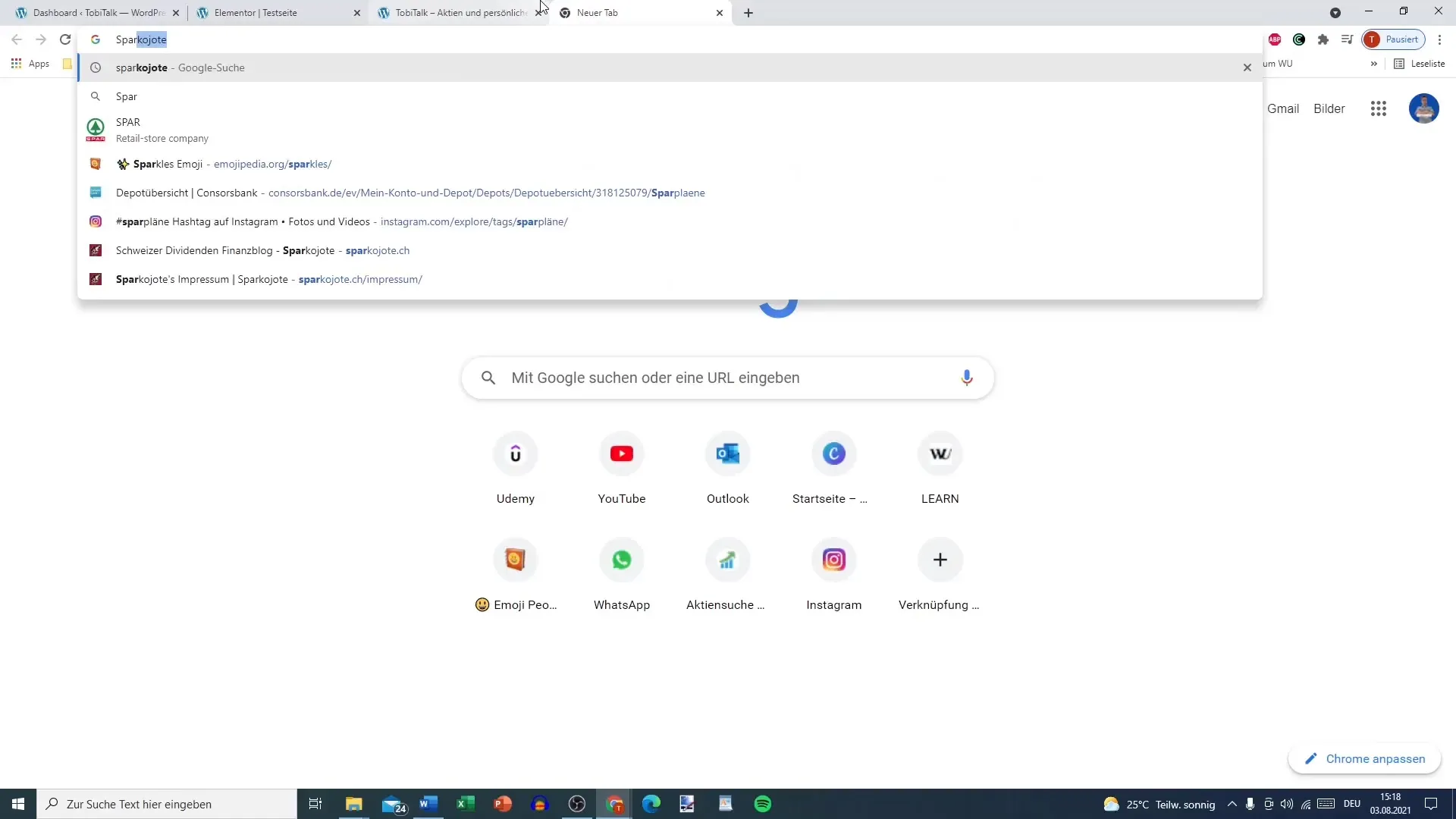 Footer effizient gestalten mit Elementor und Envato