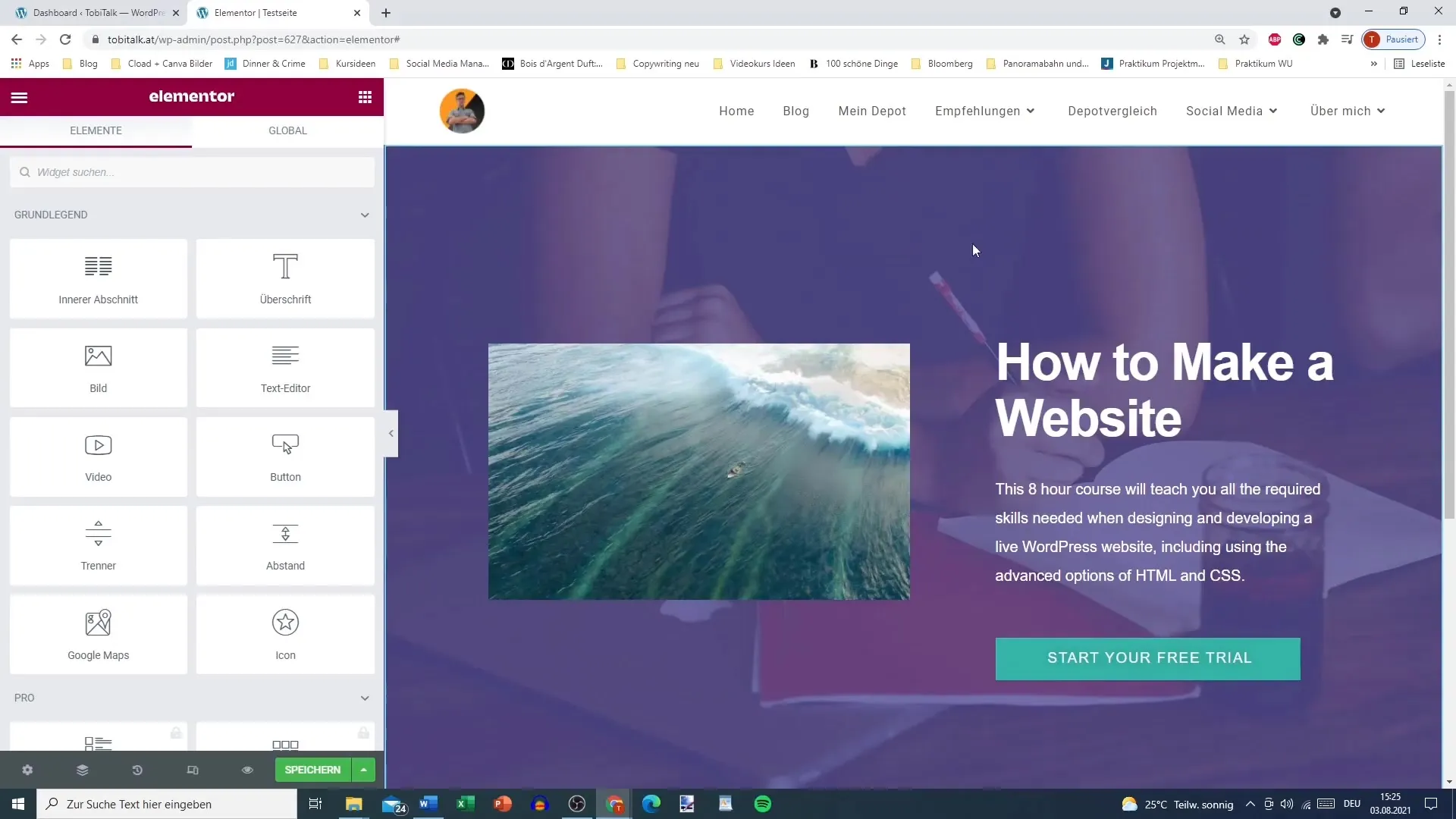 Efficient saving of Elementor pages for WordPress