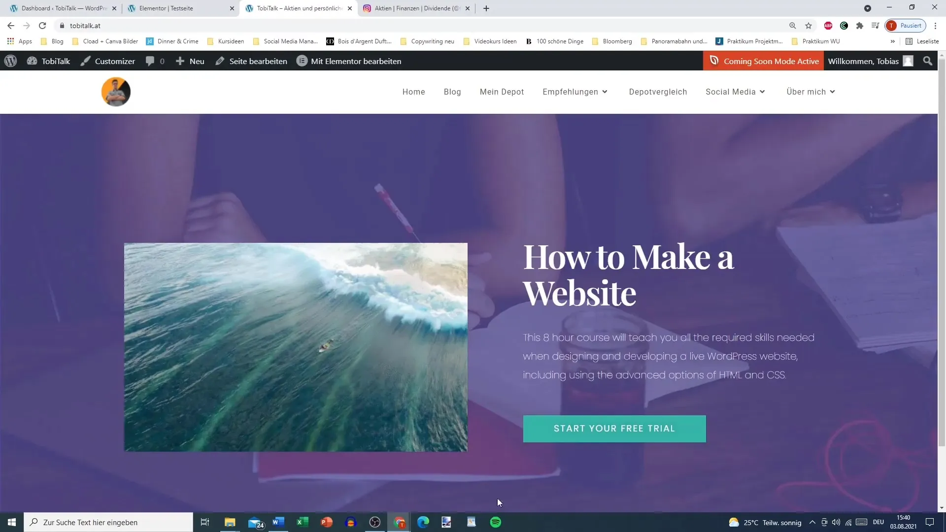 Impressumspflicht in WordPress mit Elementor leicht gemacht