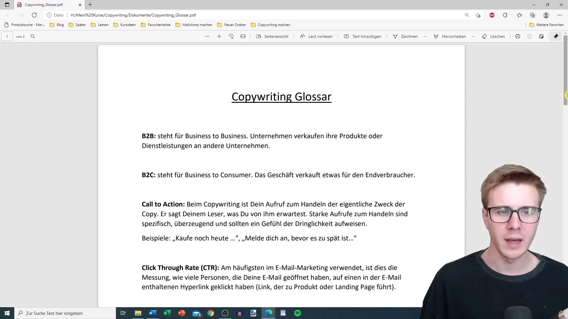 Glossarium van copywriting-termen voor succesvolle teksten