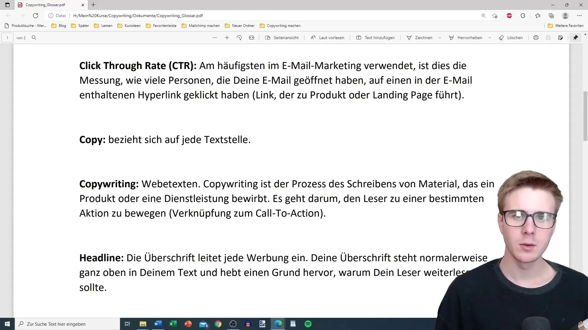 Glossarium van copywriting-termen voor succesvolle teksten