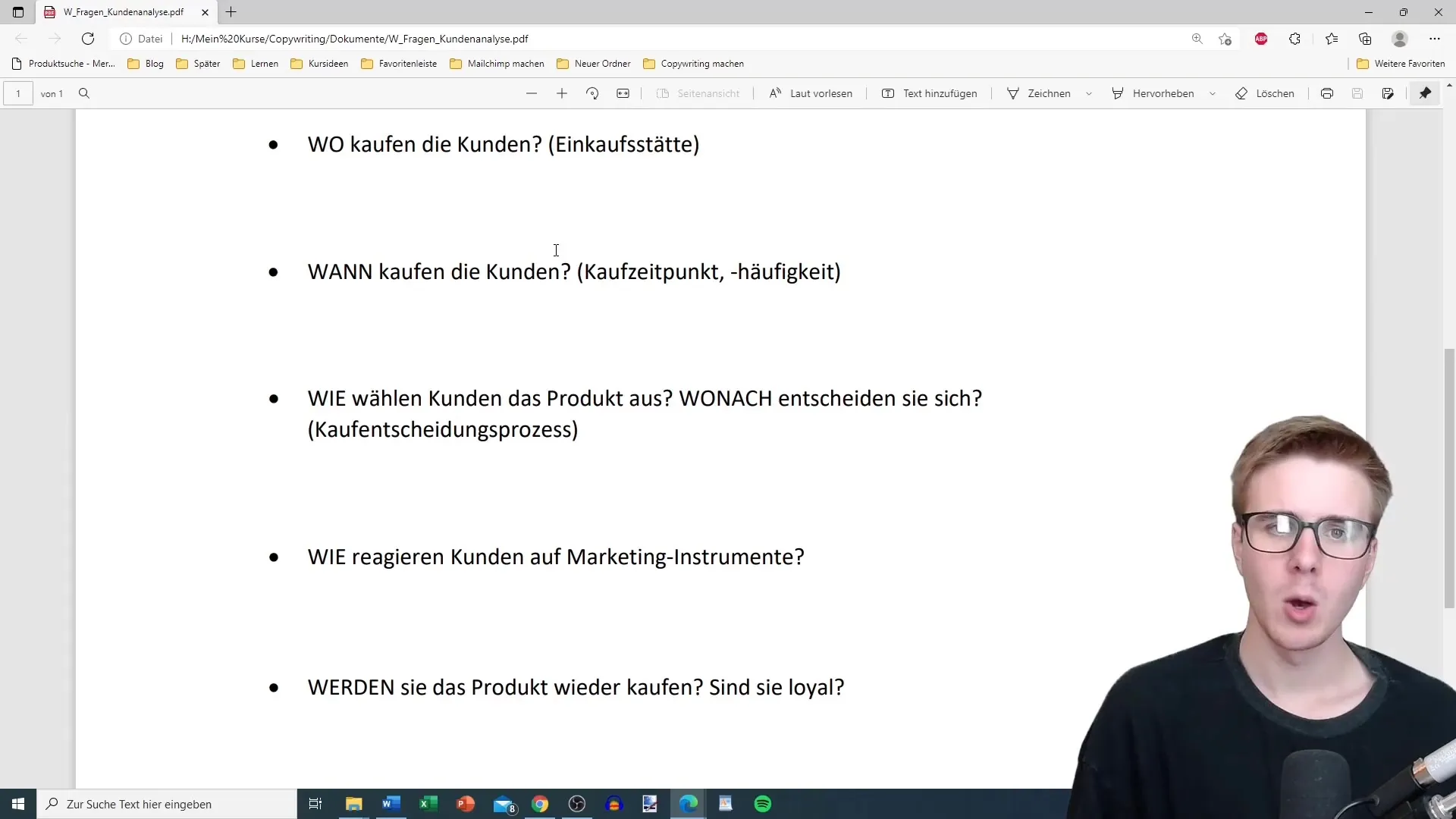W-vragen over klantenanalyse voor effectieve copywriting