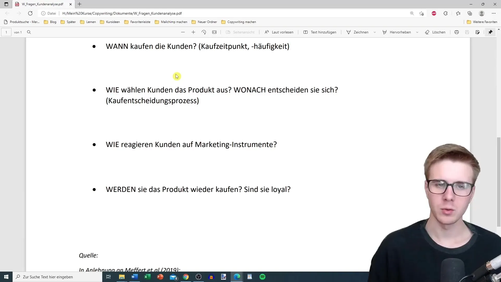 W-vragen voor klantenanalyse voor effectieve copywriting