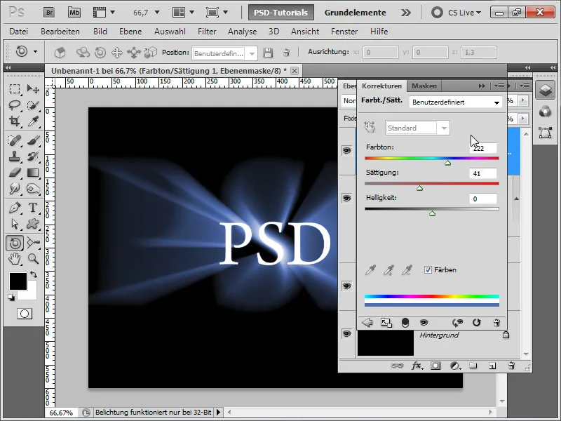 Effetto luminoso del testo in 3D con pochi clic