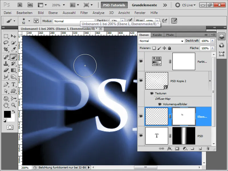 Effetto luce al neon in 3D con pochi clic