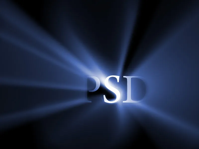 Effetto luce testo 3D con pochi clic