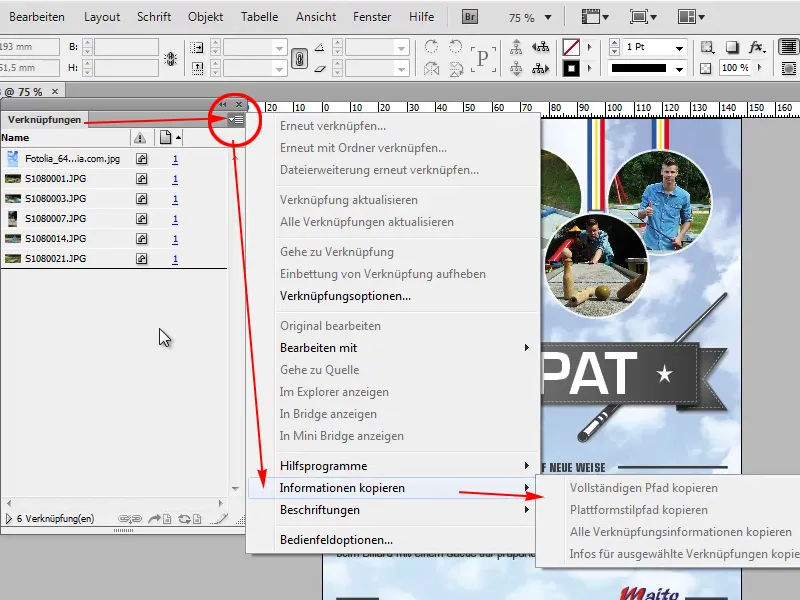 Suggerimenti e trucchi su Adobe InDesign: esportare le informazioni del file di tutti i collegamenti