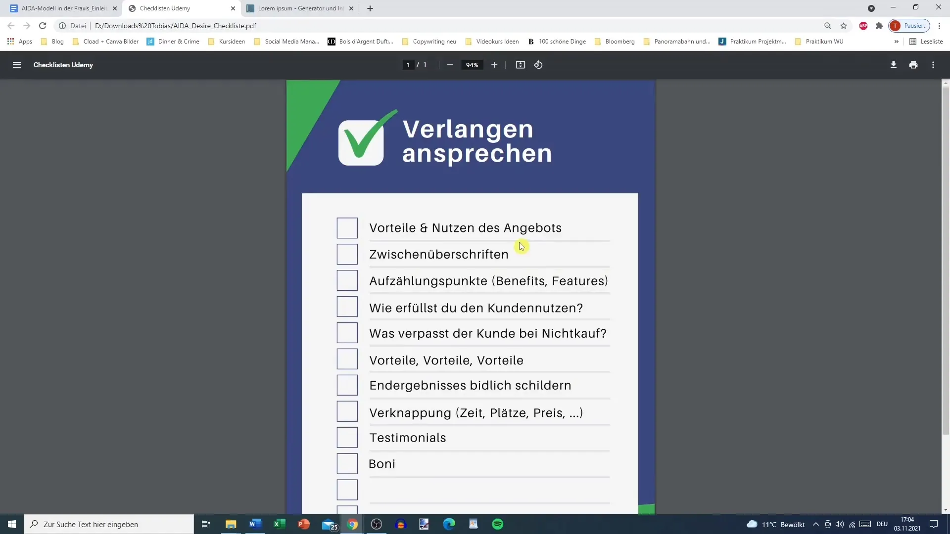 Hoofdgedeelte succesvol vormgeven - Tips voor copywriting