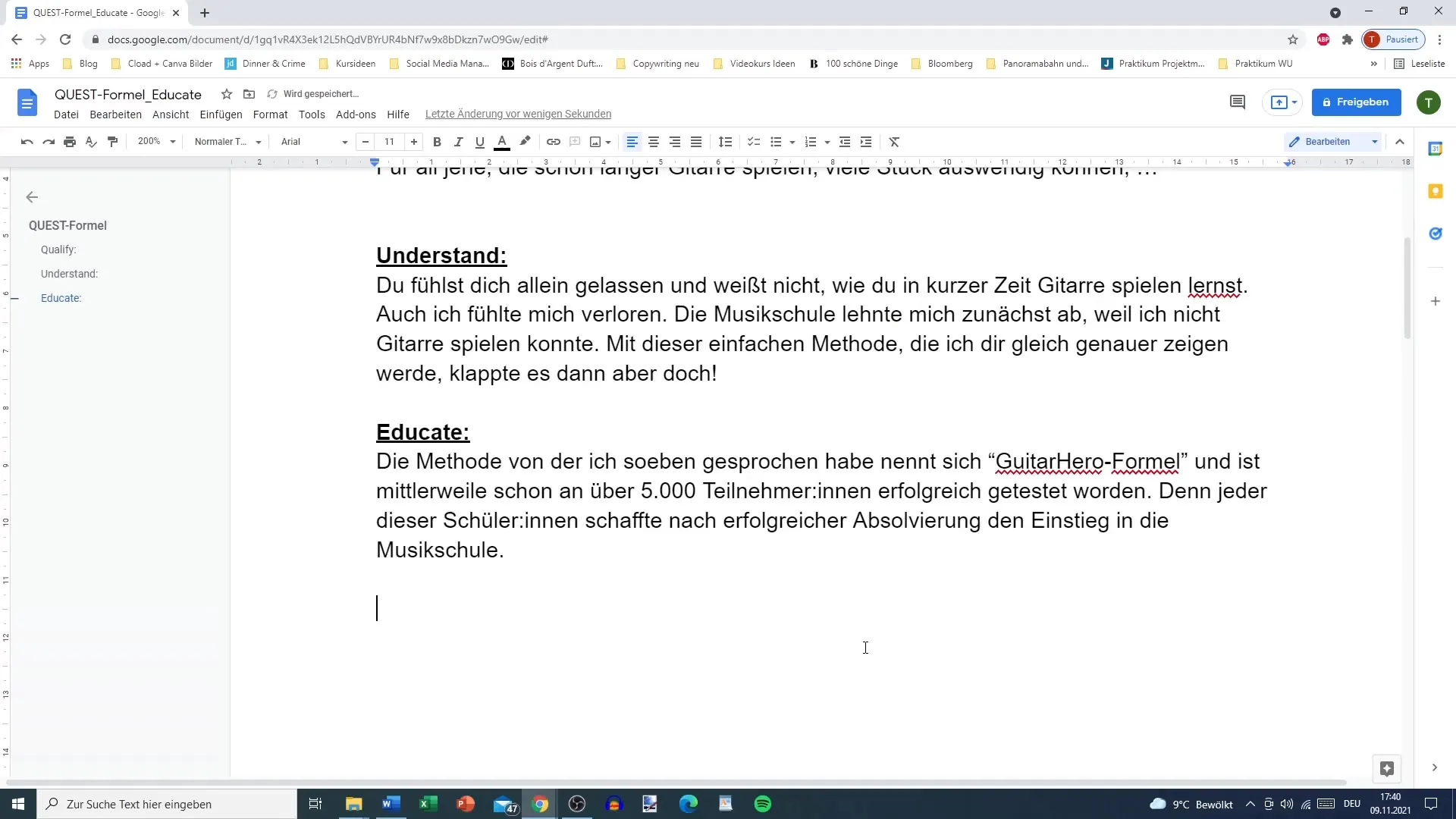 Succesvolle copywriting - De EDUCATE stap van de QUEST-methode