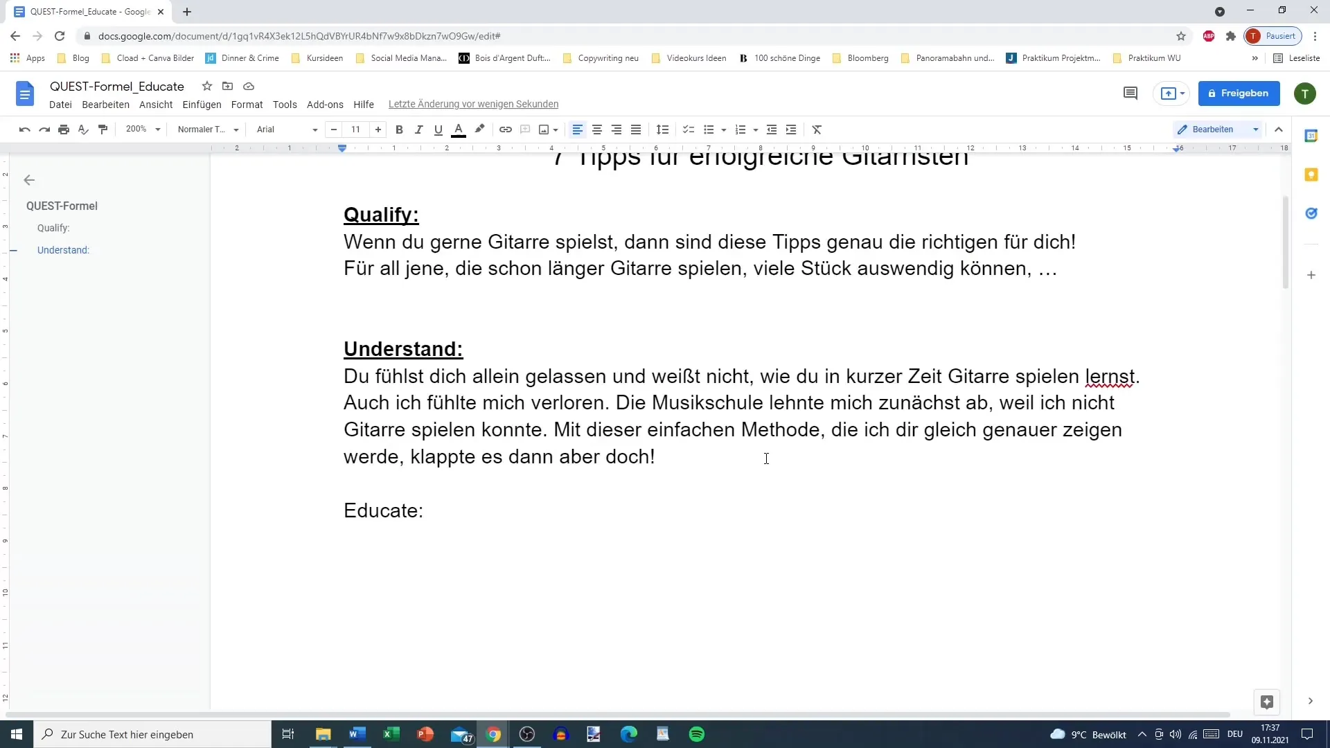 Succesvolle copywriting - De EDUCATE stap van de QUEST-methode